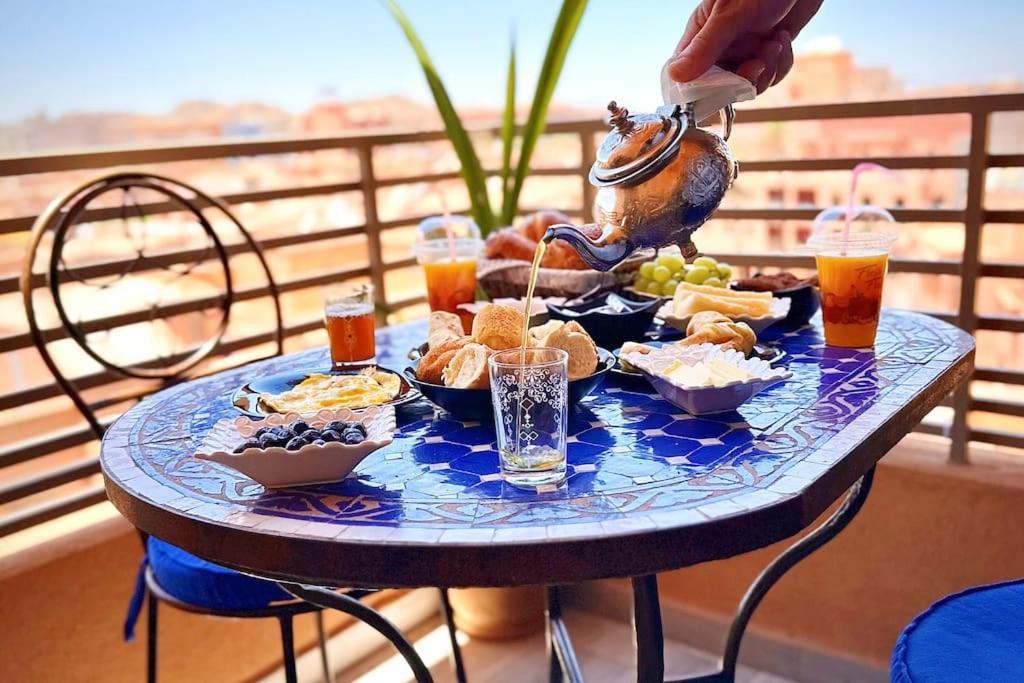 Appart Majorelle Terrasse Wifi Centre Ville Marrakesh Exterior photo